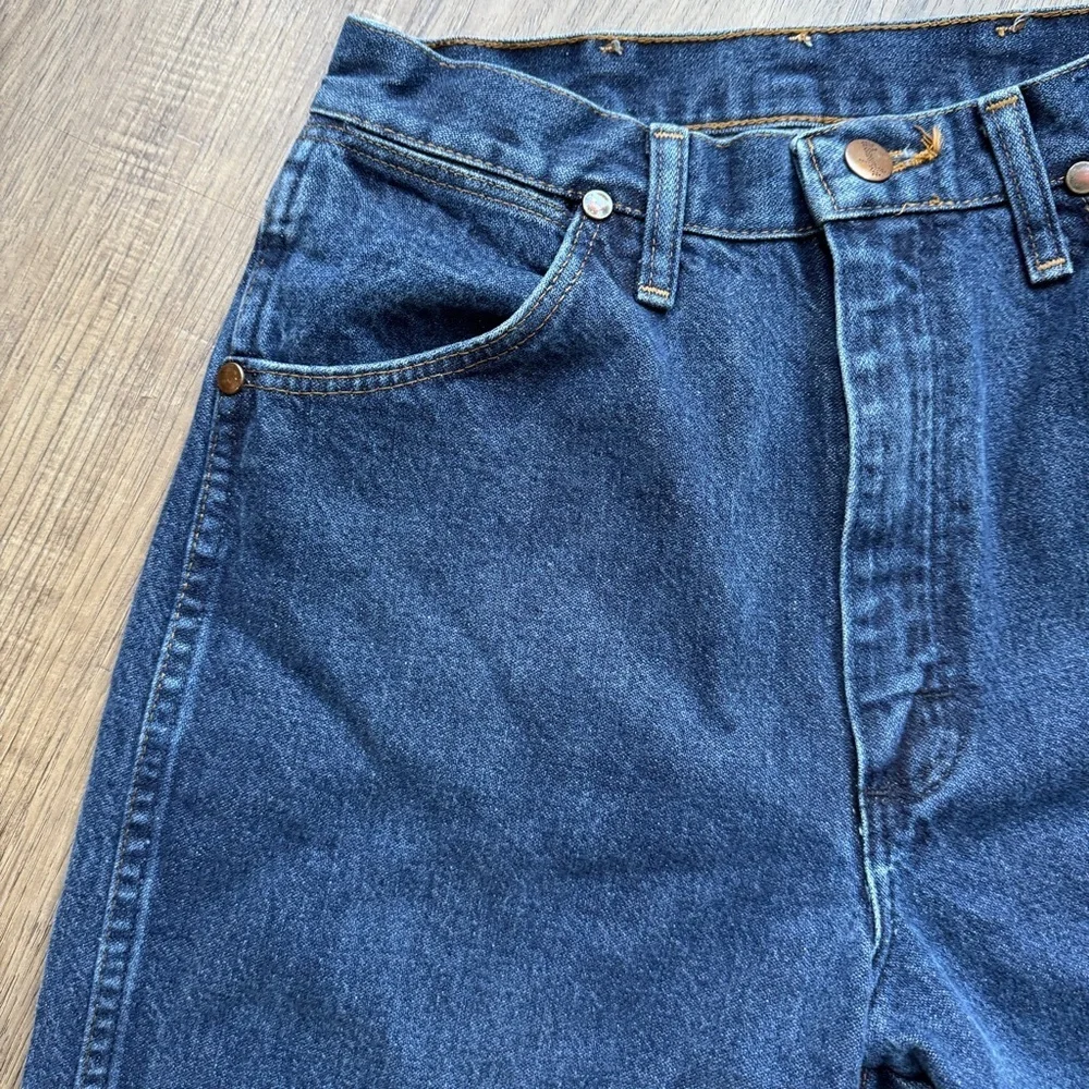 Vintage Women's High-Rise Denim Jeans - Size 7 x 34 Style 14MWZDD - Picture 9 of 15